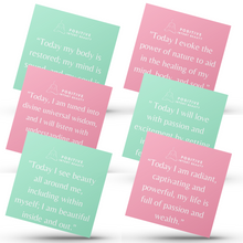 Load image into Gallery viewer, Self Care Shower Affirmation Cards [Waterproof] - Positive Intent Beauty
