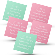 Load image into Gallery viewer, Self Care Shower Affirmation Cards [Waterproof] - Positive Intent Beauty
