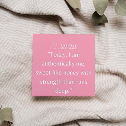 Self Care Shower Affirmation Cards [Waterproof] - Positive Intent Beauty