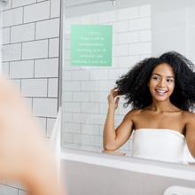 Load image into Gallery viewer, Self Care Shower Affirmation Cards [Waterproof] - Positive Intent Beauty
