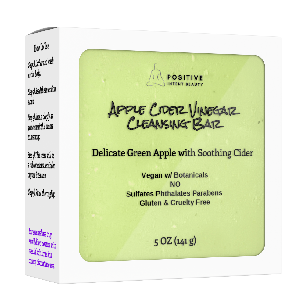 Detoxing Apple Cider Vinegar Cleansing Bar - Positive Intent Beauty